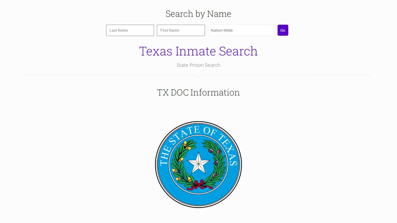 Texas Inmate Search - Inmates Plus - Inmate Lookup By State